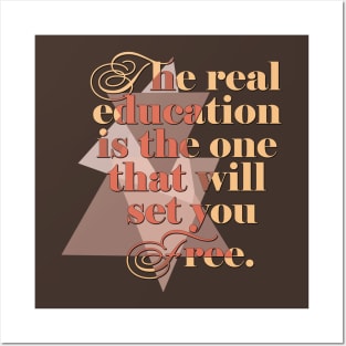 Quotes educational quotation Posters and Art